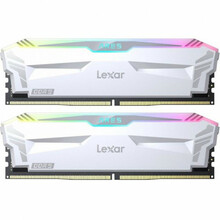 Operatiivmälu Lexar Ares RGB LD5EU016G-R6400GDWA CL40, 32GB, DDR5, 6400 MHz, DIMM, 2x16GB, valge