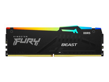 Kingston Fury Beast RGB 64GB, DDR5, 6000 MHz, CL36, DIMM, 2 x 32GB