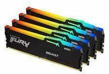 Operatiivmälu Kingston Fury Beast KF552C40BBAK4-128 CL40, 128GB, DDR5, 5200 MHz, DIMM