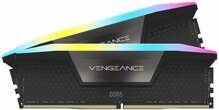 Operatiivmälu Corsair Vengeance RGB CMH64GX5M2B6600C32 CL32, 64GB, DDR5, 6600 MHz, DIMM, 2x32GB