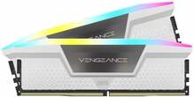 Corsair Vengeance RGB CMH64GX5M2B6000C30W CL30, 64GB, DDR5, 6000 MHz, DIMM, 2 x 32GB