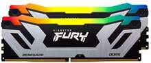 Operatiivmälu Kingston Renegade RGB RENEGADE CL40, 48GB, DDR5, 8400 MT/s, CUDIMM, 2 x 24GB, hõbe