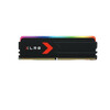 Operatiivmälu PNY MD16GD5600036RGB-BLK CL40, 16GB, DDR5, 6000 MHz, DIMM, RGB