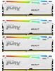Operatiivmälu Kingston Fury Beast RGB KF556C40BWAK4-128 CL40, 128GB, DDR5, 5600 MHz, DIMM