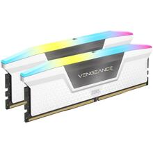Corsair Vengeance RGB CMH32GX5M2B6000C40W CL40, 32GB, DDR5, 6000 MHz, DIMM, 2x16GB