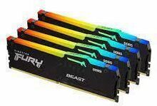 Operatiivmälu Kingston Fury Beast KF556C40BBAK4-64 CL40, 64GB, DDR5, 5600 MHz, DIMM, 4 x 16GB