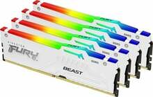 Operatiivmälu Kingston Fury Beast KF552C40BWAK4-128 CL40, 128GB, DDR5, 5200 MHz, DIMM, 4 x 32GB