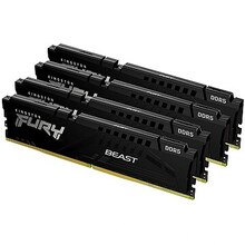 Operatiivmälu Kingston Fury Beast KF556C40BBK4-128 CL40, 128GB, DDR5, 5600 MHz, UDIMM, 4 x 32GB