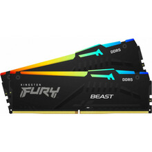 Operatiivmälu Kingston Fury Beast KF552C40BBAK2-32 CL40, 32GB, DDR5, 5200 MHz, DIMM, 2x16GB