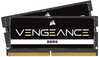 Corsair Vengeance CMSX64GX5M2A5200C44 CL44, 64GB, DDR5, 5200 MHz, SO-DIMM, 2 x 32GB