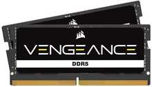 Corsair Vengeance CMSX64GX5M2A5200C44 CL44, 64GB, DDR5, 5200 MHz, SO-DIMM, 2 x 32GB