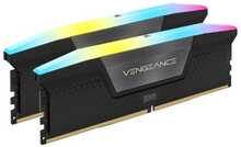 RAM-mälu Corsair Vengeance RGB CMH32GX5M2E6200C36 CL36, 32GB, DDR5, 6200 MHz, DIMM, 2 x 16GB, must