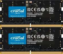 Operatiivmälu Crucial CT2K32G56C46S5 CL46, 64GB, DDR5, 5600 MHz, SO-DIMM, 2x32GB