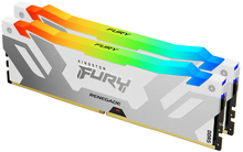 Kingston FURY Renegade RGB CL32, 64GB, DDR5, 6400 MT/s, DIMM, 2 x 32GB, valge