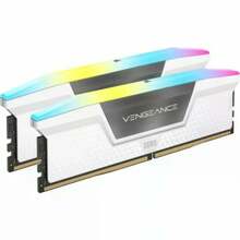 RAM Corsair Vengeance RGB CMH64GX5M2B6000Z30W CL30, 64GB, DDR5, 6000 MHz, DIMM, 2 x 32GB