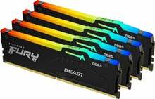 Operatiivmälu Kingston Fury Beast KF556C40BBAK4-128 CL40, 128GB, DDR5, 5600 MHz, DIMM