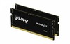 Operatiivmälu Kingston Fury Impact CL38, 32GB, DDR5, 6000 MHz, SO-DIMM, 2x16GB