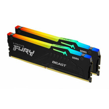 Operatiivmälu Kingston Fury Beast KF560C36BBEAK2-64 CL36, 64GB, DDR5, 6000 MT/s, DIMM, 2x32GB