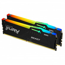 Operatiivmälu Kingston Fury Beast RGB KF556C36BBEAK2-16, 16GB, DDR5, 5600 MHz, DIMM, 2x8GB