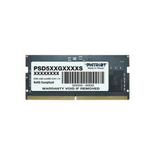Operatiivmälu Patriot Signature PSD532G56002S CL46, 32GB, DDR5, 5600 MHz, SO-DIMM