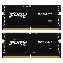 Operatiivmälu Kingston Fury Impact KF564S38IBK2-32 CL38, 32GB, DDR5, 6400 MT/s, SO-DIMM, 2x16GB