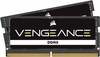 Corsair Vengeance CMSX64GX5M2A4800C40 CL40, 64GB, DDR5, 4800 MHz, SO-DIMM, 2 x 32GB