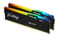 Operatiivmälu Kingston Fury Beast XMP KF560C30B2K2/32 CL30, 32GB, DDR5, 6000 MT/s, DIMM, 2 x 16GB