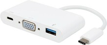 Adapter USB-C/VGA Vivanco 34294, valge