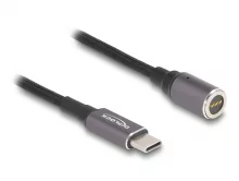 Toitekaabel USB-C Delock 80781, 15 cm, must