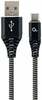 Kaabel USB-A/USB-C Gembird CC-USB2B-AMCM-2M-BW, 2 m, must/valge