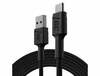 Kaabel USB-A/USB-C Green Cell KABGC19, 2 m, must