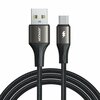 Kaabel USB-A/USB-C Joyroom SA25-AC3, 2 m, must