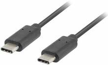 Kaabel USB-C Lanberg CA-CMCM-31CU-0005-BK, 0,5 m, must