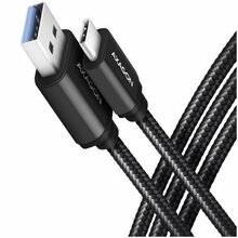 USB-C kaabel Axagon, 1 m, must