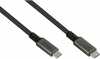 Kaabel USB-C GoodConnections 4.0, 1,8 m, antratsiit