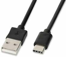 USB-C kaabel iBox IKUMTC, 1 m, must