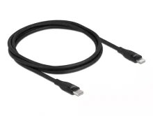 Kaabel USB-C/Lightning DeLOCK 86637, 1 m, must