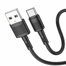 Kaabel USB-A/USB-C Hoco X83, 1 m, must