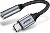 Adapter Ugreen USB-C - 3.5mm, 10 cm, hõbe