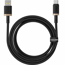 Kaabel USB-A/USB-C Baseus Dura, 60 W, 2 m, must/kuldne