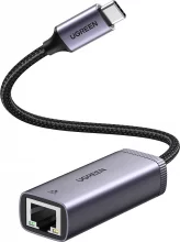 Võrguadapter USB-C Ugreen CM483 RJ45, 1 Gbps, hall