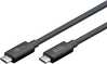 Kaabel USB-C Goobay USB4 2.0, 1.2 m, must