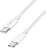 Kaabel USB-C LogiLink, 0,5 m, valge, nailon