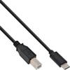 Kaabel USB-C/USB-B InLine 35765, 5 m, must
