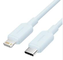 Kaabel USB-C to Lightning Vention LAKSF, 1 m, sinine