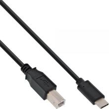 Kaabel USB-C/USB-B InLine 35765, 5 m, must