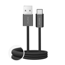 Kaabel USB-A/USB-C Puro Fabrik 2.0, 1,5 m, must