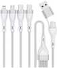 Kaabel USB-A/USB-C 4SMARTS 541024, 1.2 m, valge