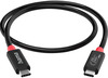 Kaabel USB-C Hama, 2 m, must