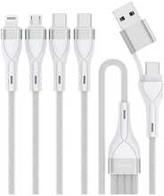 Kaabel USB-A/USB-C 4SMARTS 541024, 1.2 m, valge